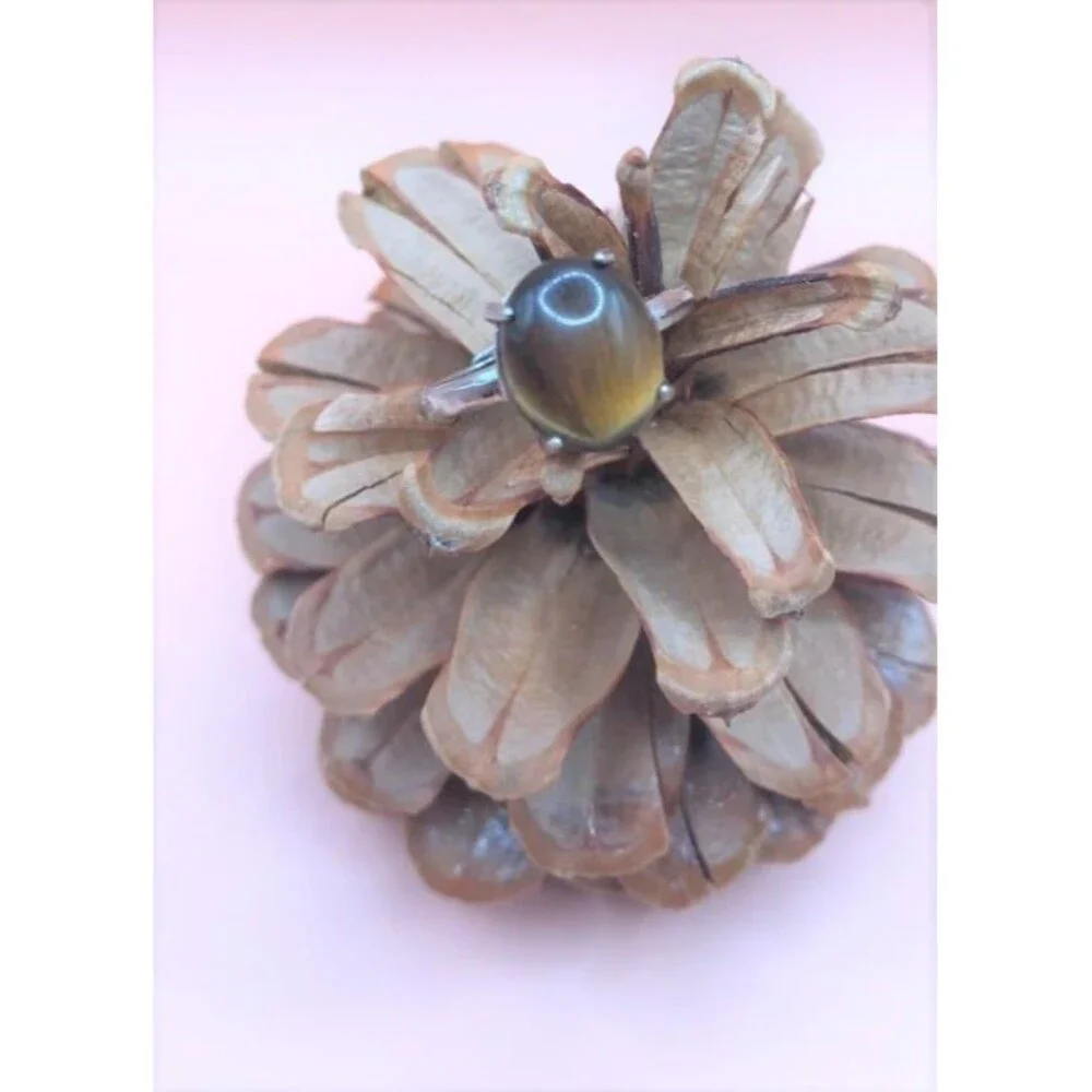 Very Pretty Tiger Eye Ring - Adjustable